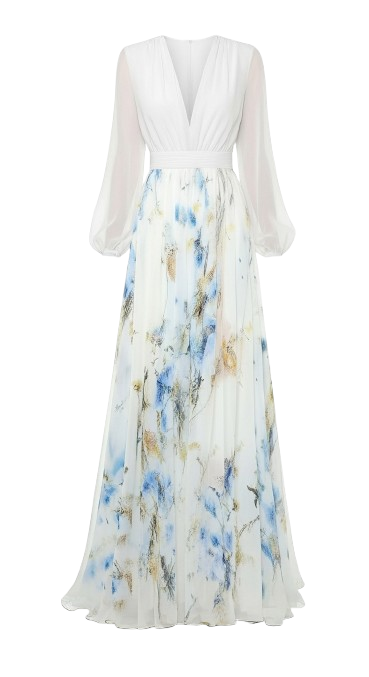 Valentina Printed Maxi Dress