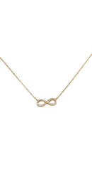 Infinity Gold Pendant Necklace