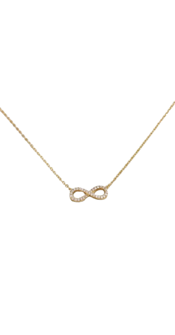 Infinity Gold Pendant Necklace