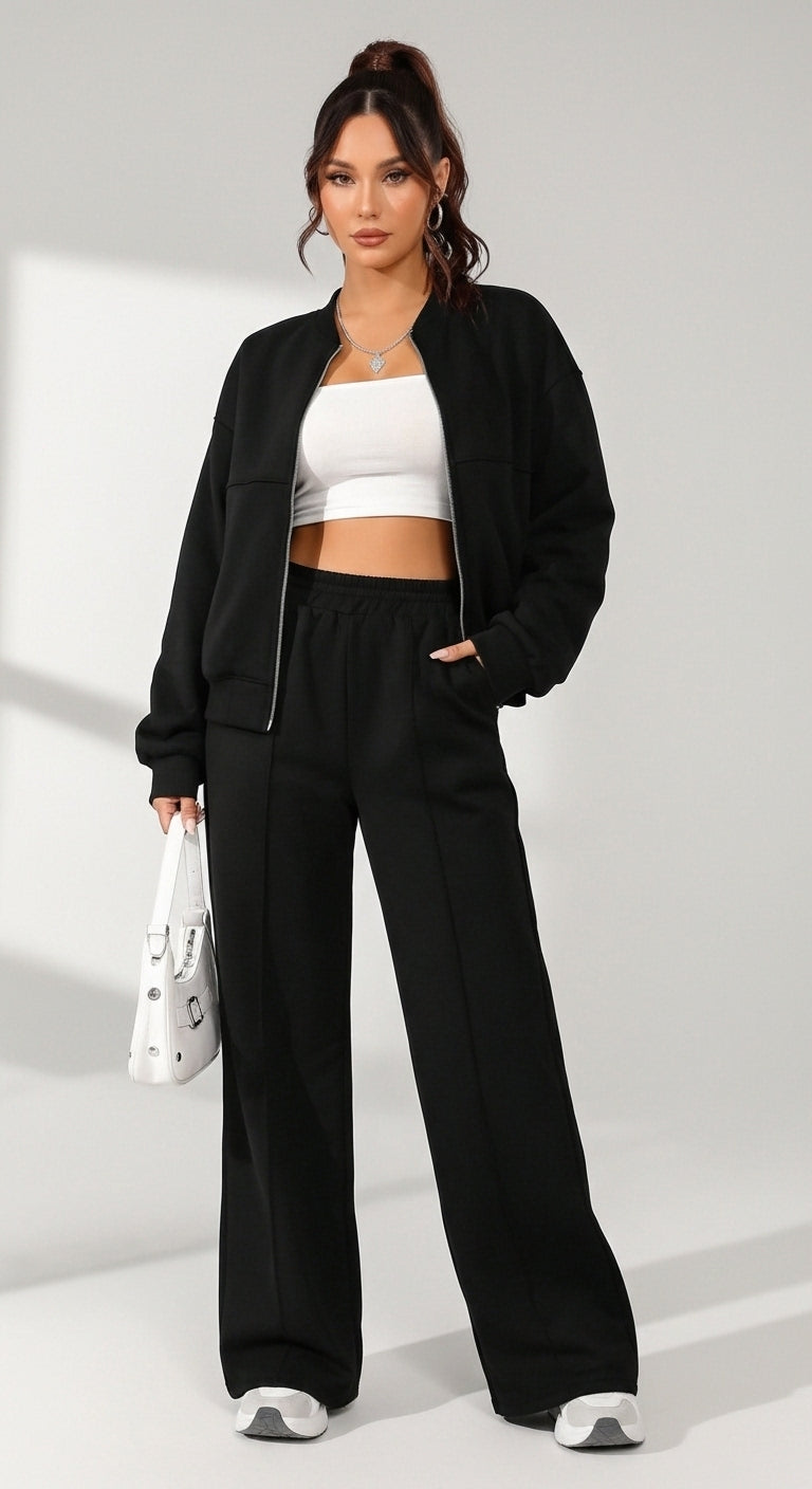 Leonie Slim-Fit Cardigan Set