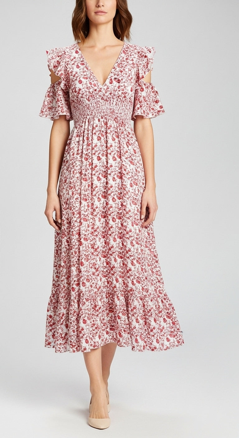 Ivy Irregular Floral Dress