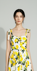 Elisa Printed Button Dress