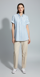 Lina Striped Linen Shirt