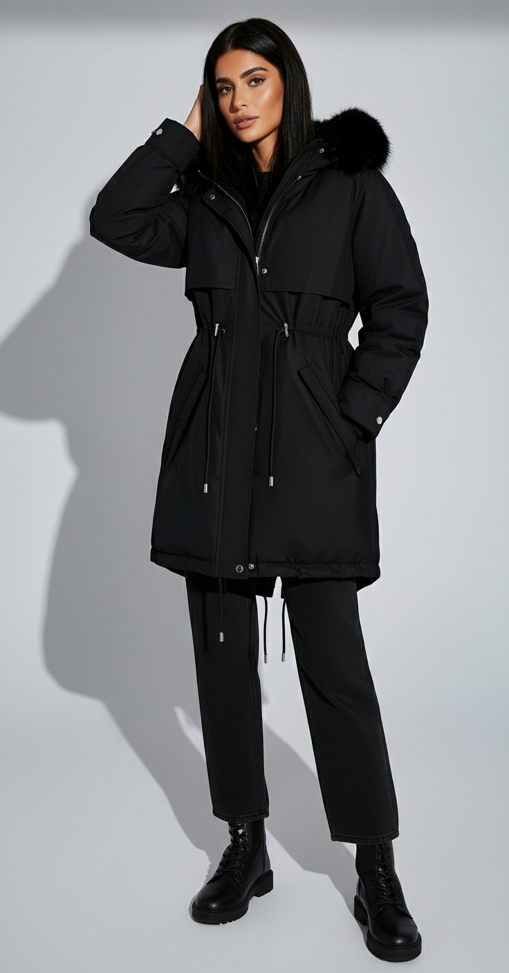 Mira Fleece-Lined Puffer Jacket