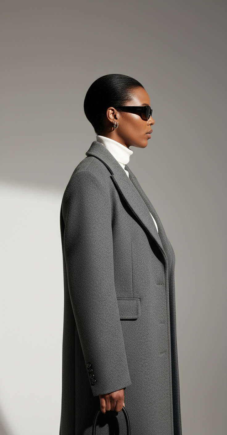 Ava Cinched Wool Coat