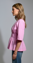 Amira Backless Cotton Top