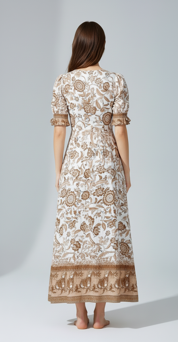 Alina Tie-Dye Maxi Dress