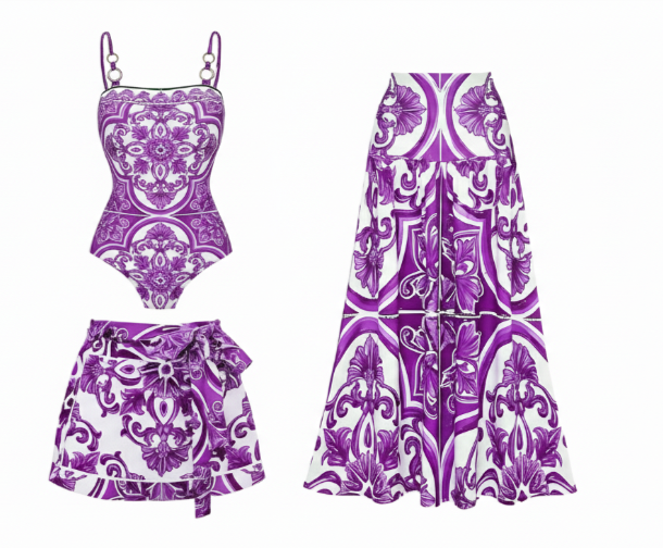 Aurora Classic Print Swimsuit