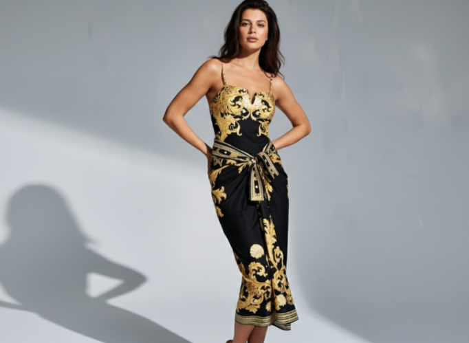 Baroque Elegance Monokini